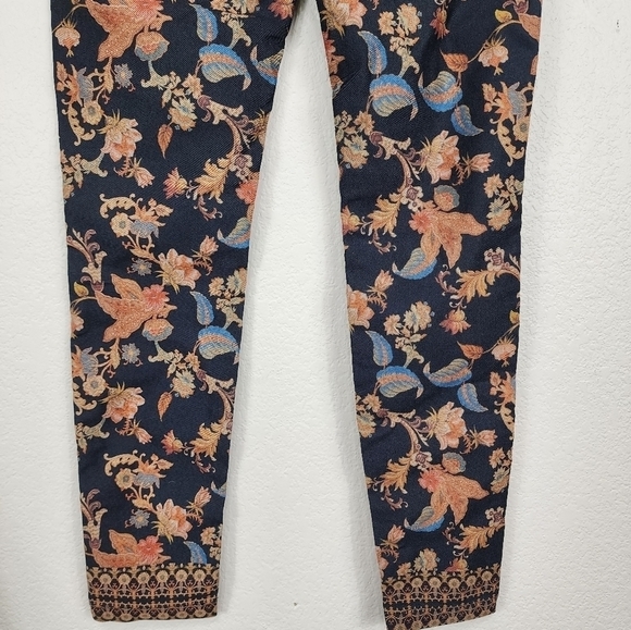 Desigual Peony Long Print Trousers Size 36/XS - Picture 6 of 12